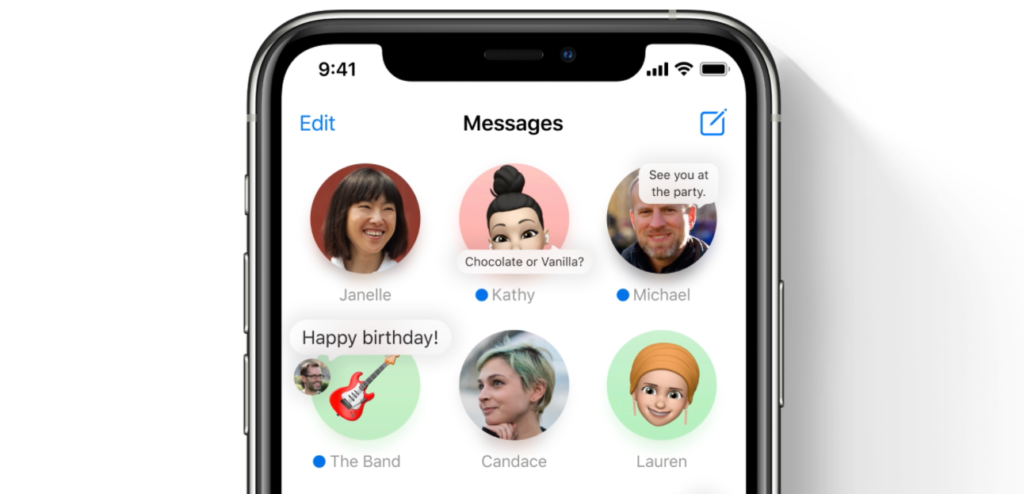 Mensajes en iOS 14