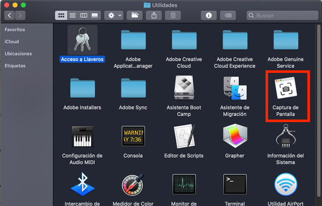 Grabar pantalla del Mac