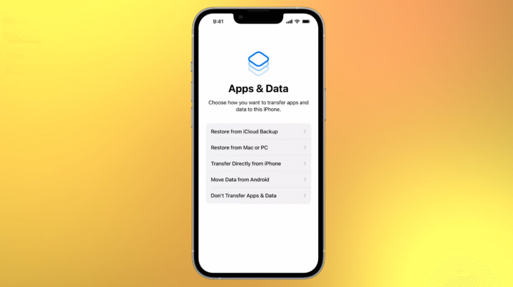 Migrar de Android a iPhone